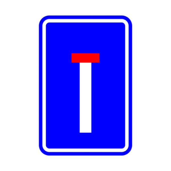 Verkeersbord (verstevigd bord): A51 / E9a / D1b / C3 + uitgezonderd plaatselijk verkeer