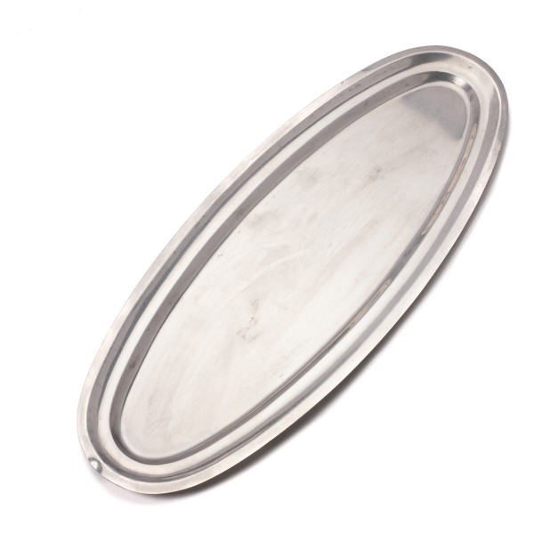 Ovalen schotel Torpille - 100 cm - inox